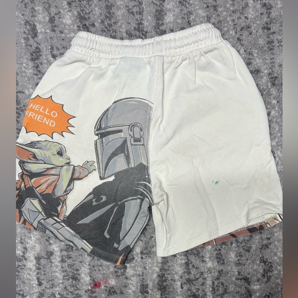 Zara Cream Shorts with Black Drawstring